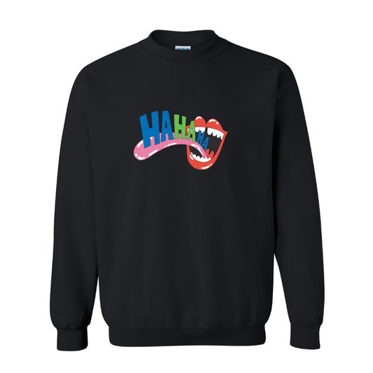 Crewneck “Tongue HA HA HA” / “Tongue Tied”